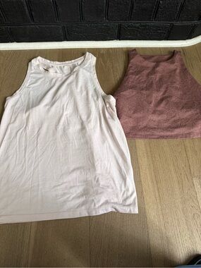 Old Navy Women's Tank Tops - Light Pink & Dusty Rose